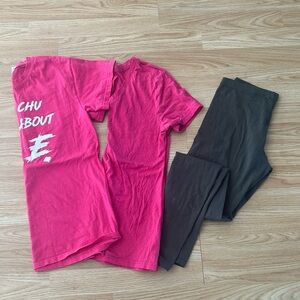 Women’s Lot Mixed Items Small Leggings T Shirts